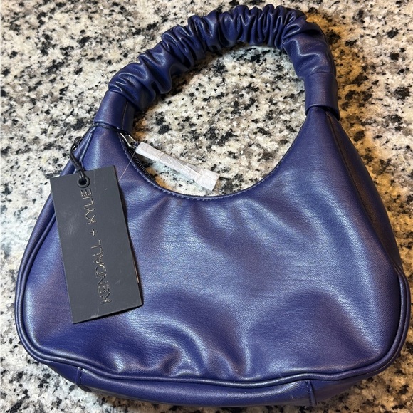 Kendall & Kylie Deep Blue Y2K Shoulder Bag - Picture 1 of 10